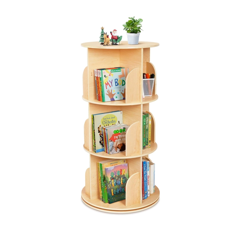 Kids Rotating Bookshelf