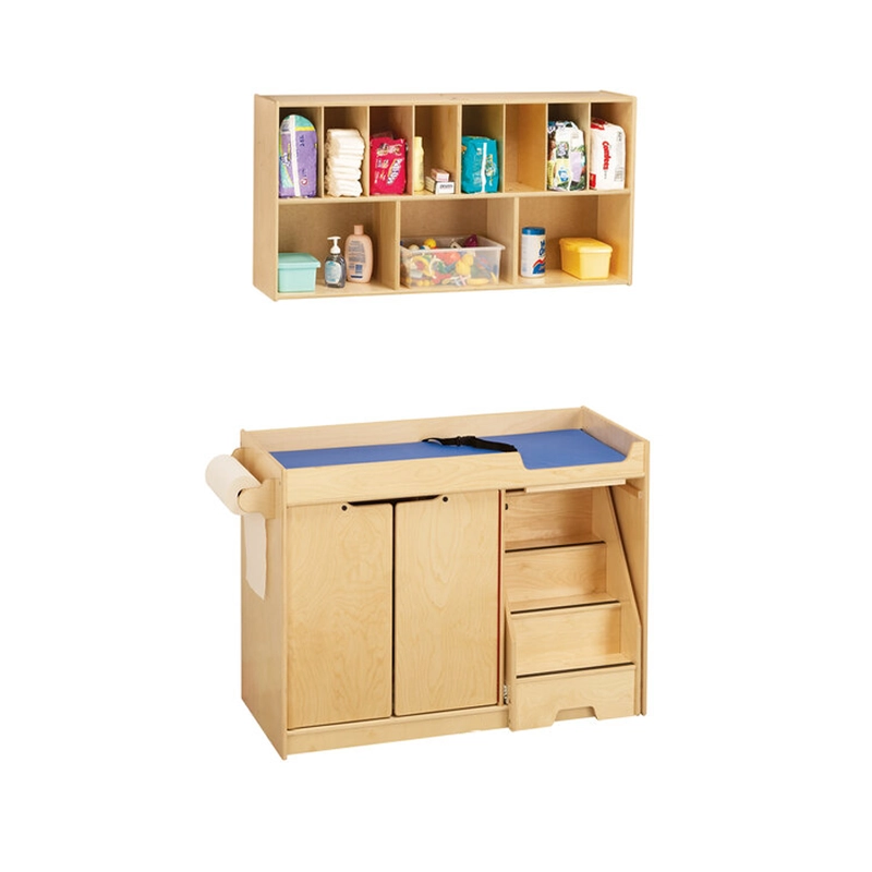 Changing Table with Wall Shelf