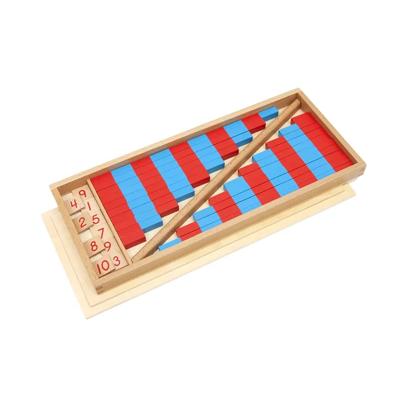 Blue and Red Number Rods