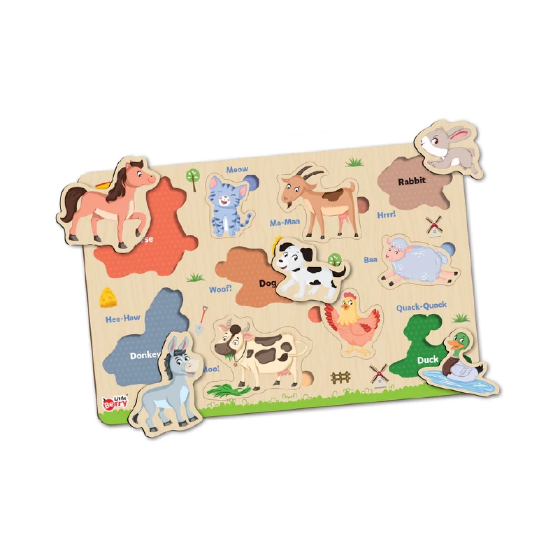 Farm Anilmals Wooden Puzzle