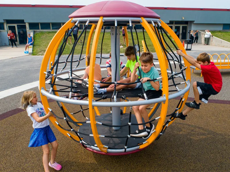 Freestanding Playground Equipment for Student Aged 5 to 12