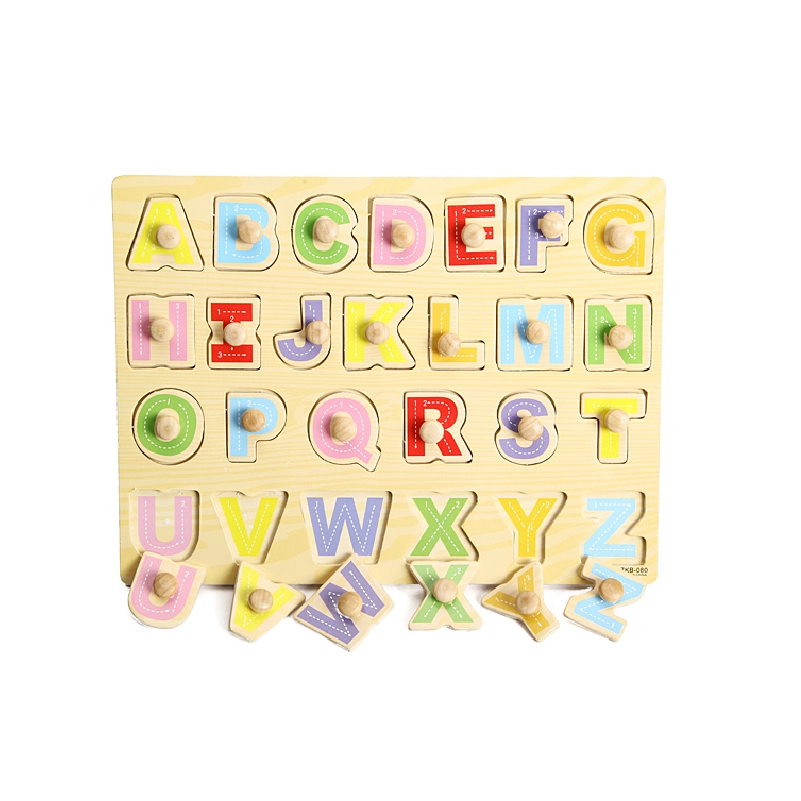Knob Wooden Letter Alphabet