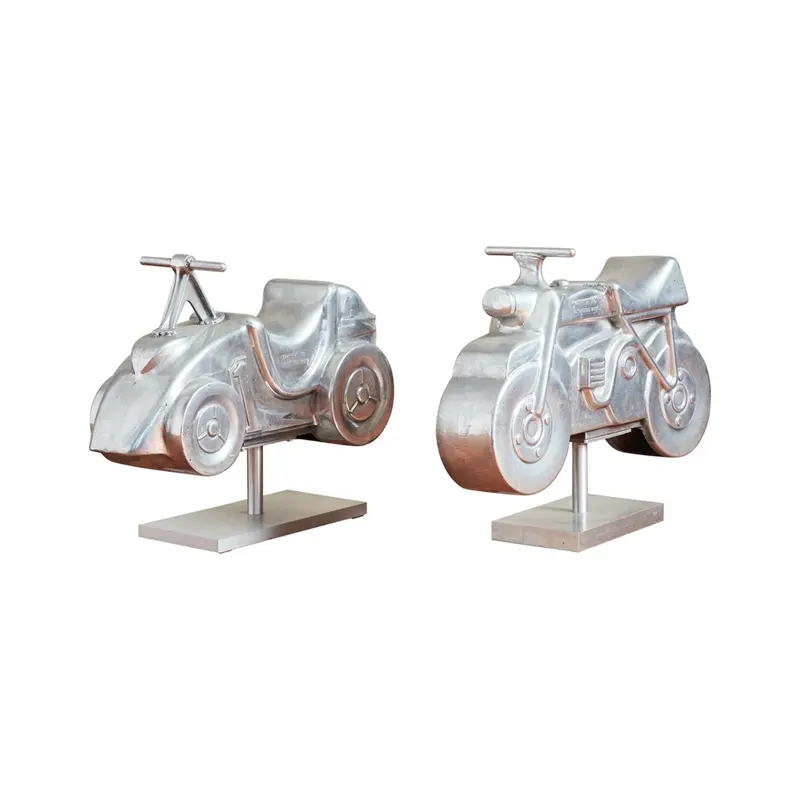 Motorcycle and Car Playground Sculptures