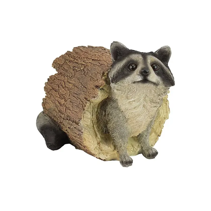 Raccoon Playground Statue