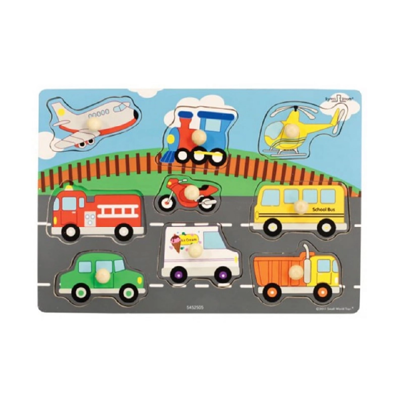 Transportation Peg Puzzle