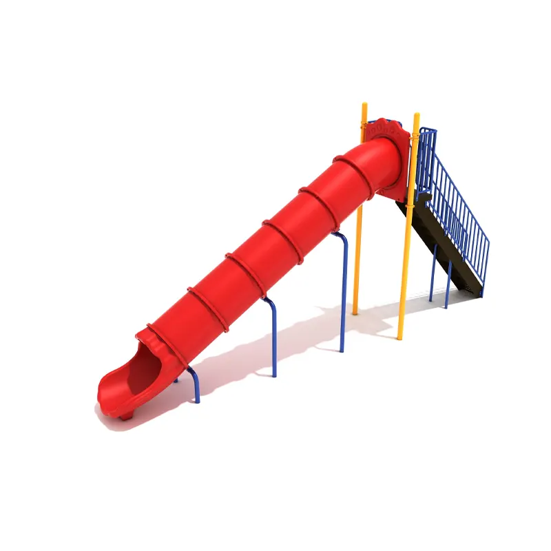8 Foot Tube Playground Slide