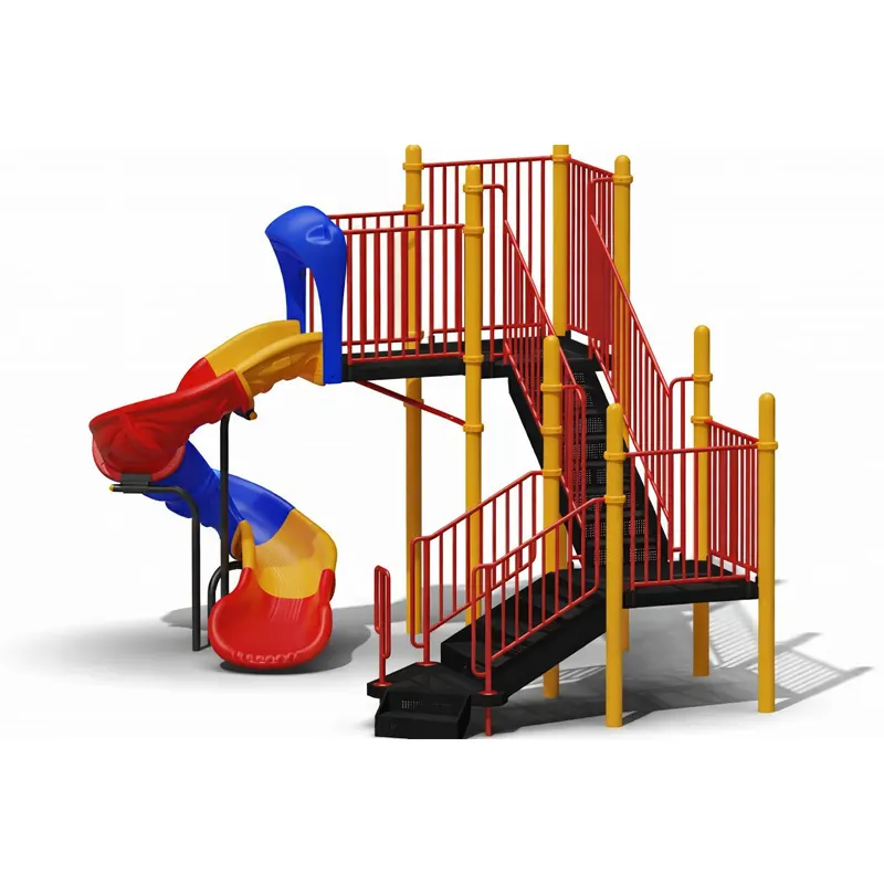 Height Spiral Playground Slides
