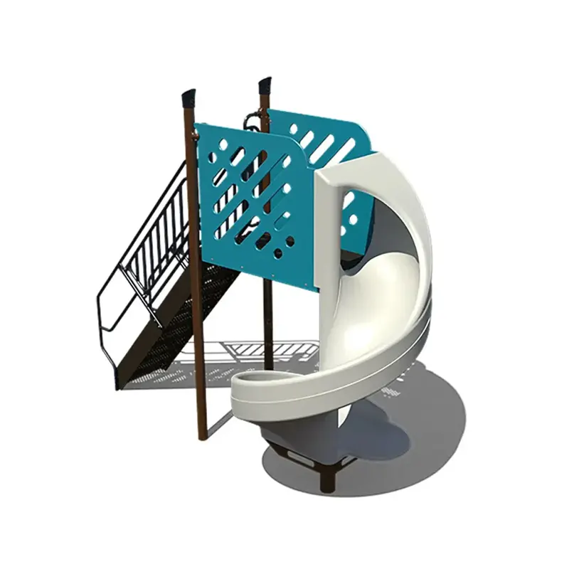 Spiral Freestanding Playground Slide