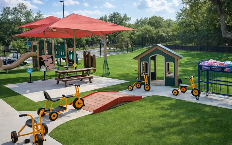 Trikes in Commercial Playgrounds