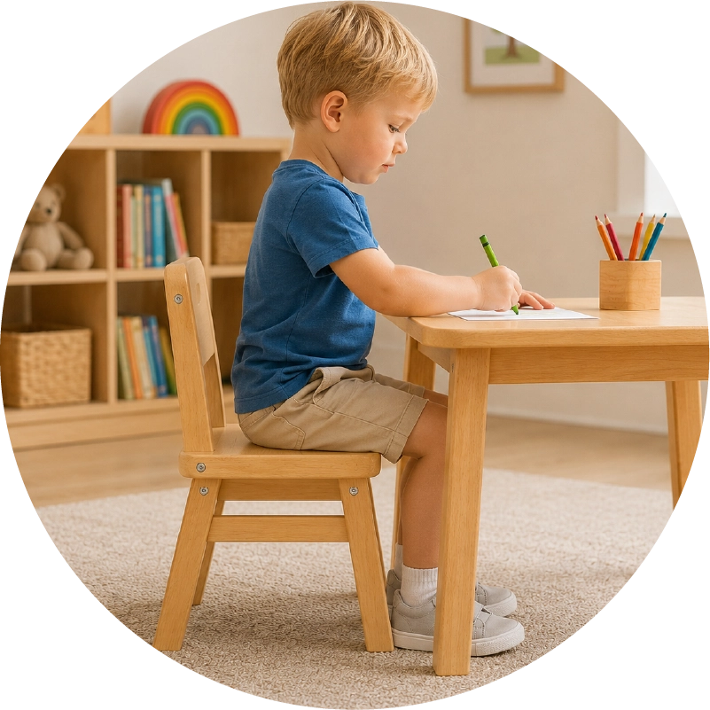 Child-Sized Seat Height