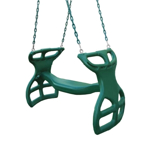 Dual-Ride Glider Swing