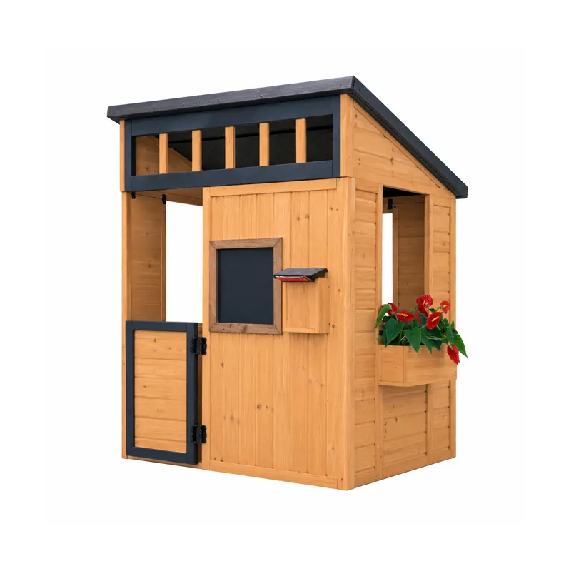 Outdoor Playhouse with Blackboard