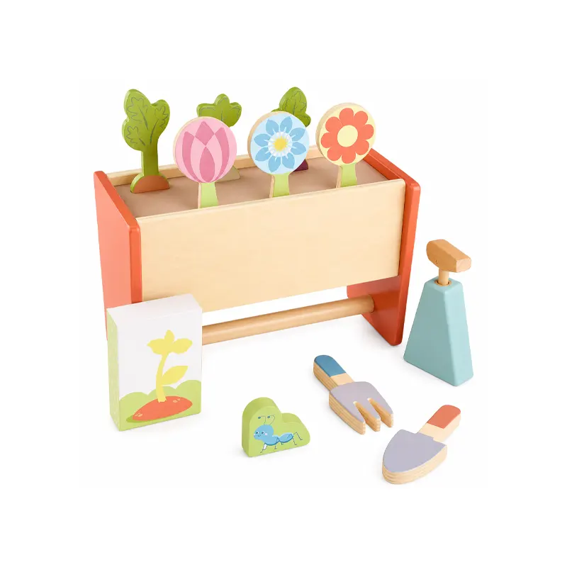 Wooden Flower Garden and Tools