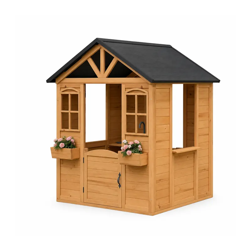 Wooden Outdoor Playhouse