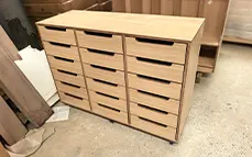 Classroom Storage in Factory