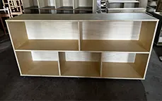 Preschool Storage Cabinet in Factory