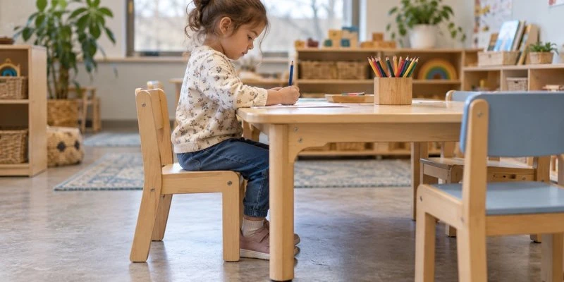 Child-Sized Chair and Table Fit