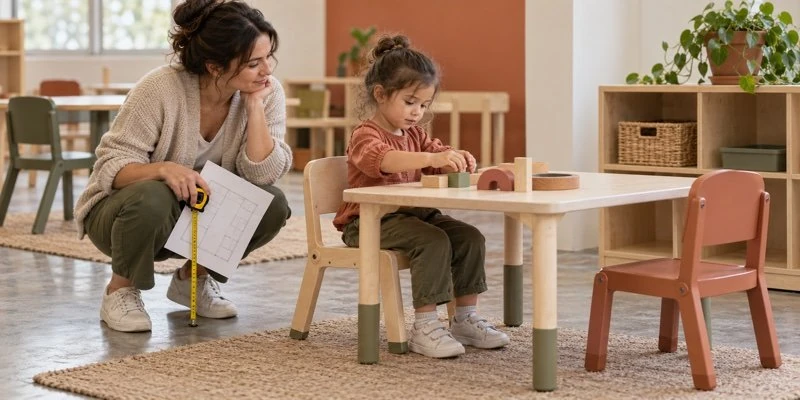 Testing Child-Sized Furniture Fit